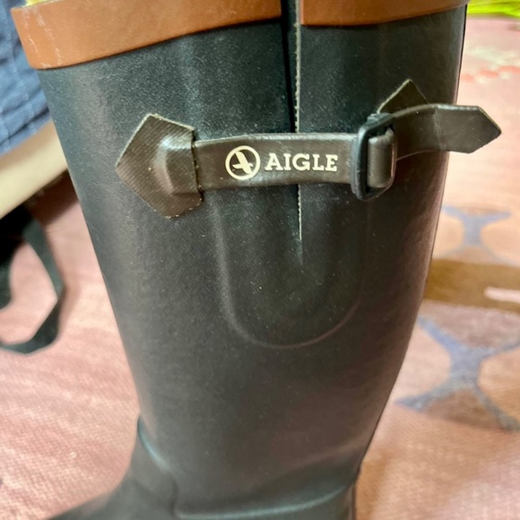 Aigle fleece lined snow boots - Picture 2 of 5